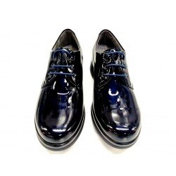Zapato cordón azul pitillos | cm sport&shoes