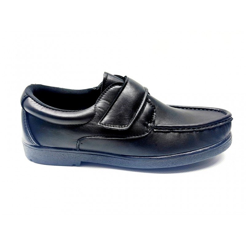 Zapato hombre velcro negro mateu 3742 | cm sport&shoes