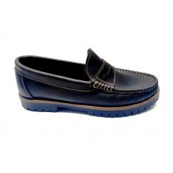 Zapato hombre marrón engrasado mateu 5815 | cm sport&shoes vista 2